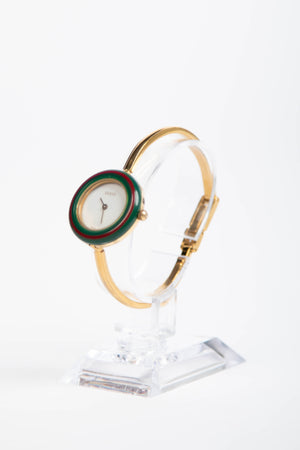 Vintage Gucci Gold Bezel Watch