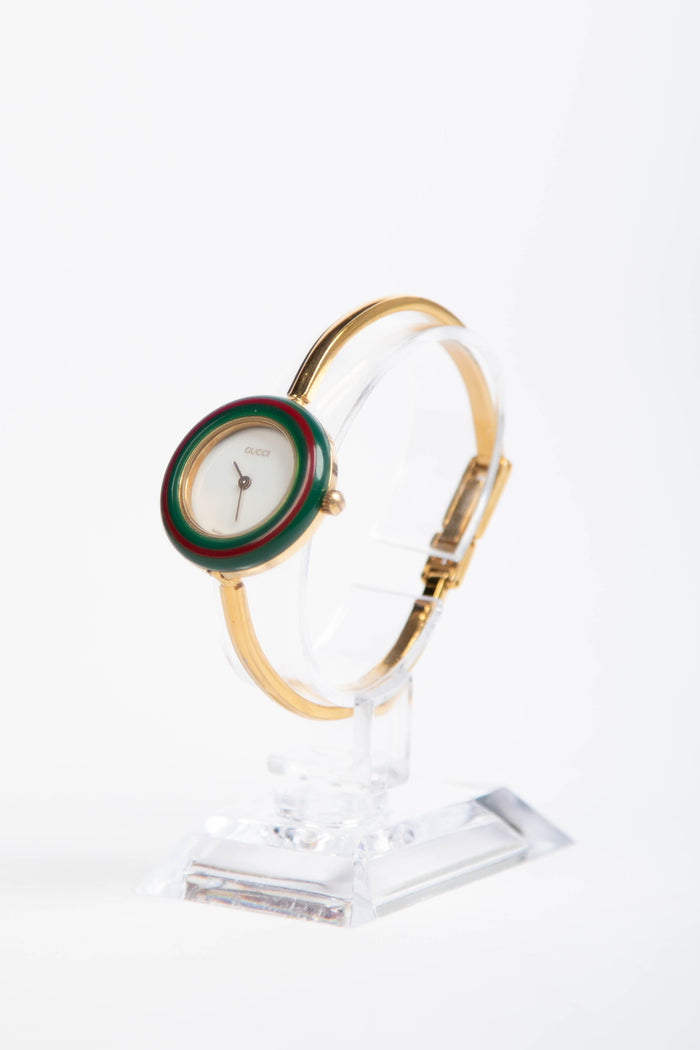 Vintage Gucci Gold Bezel Watch