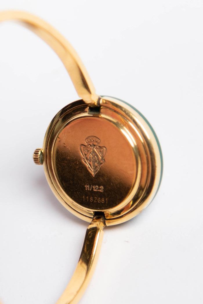Vintage Gucci Gold Bezel Watch