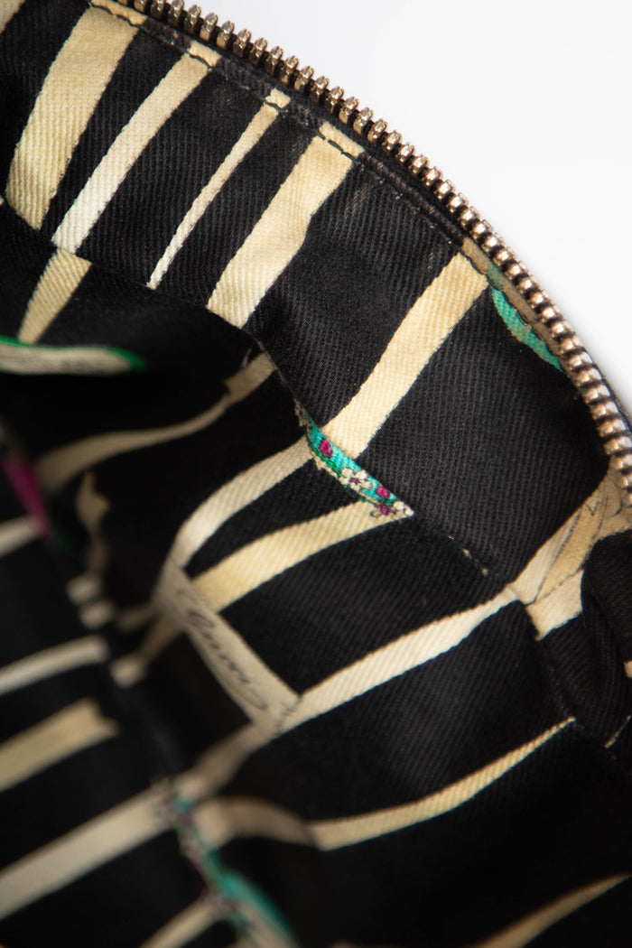 2000s Gucci Black Suede Wave Boston Bag