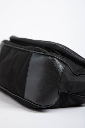 Vintage Prada Black Nylon Shoulder Bag
