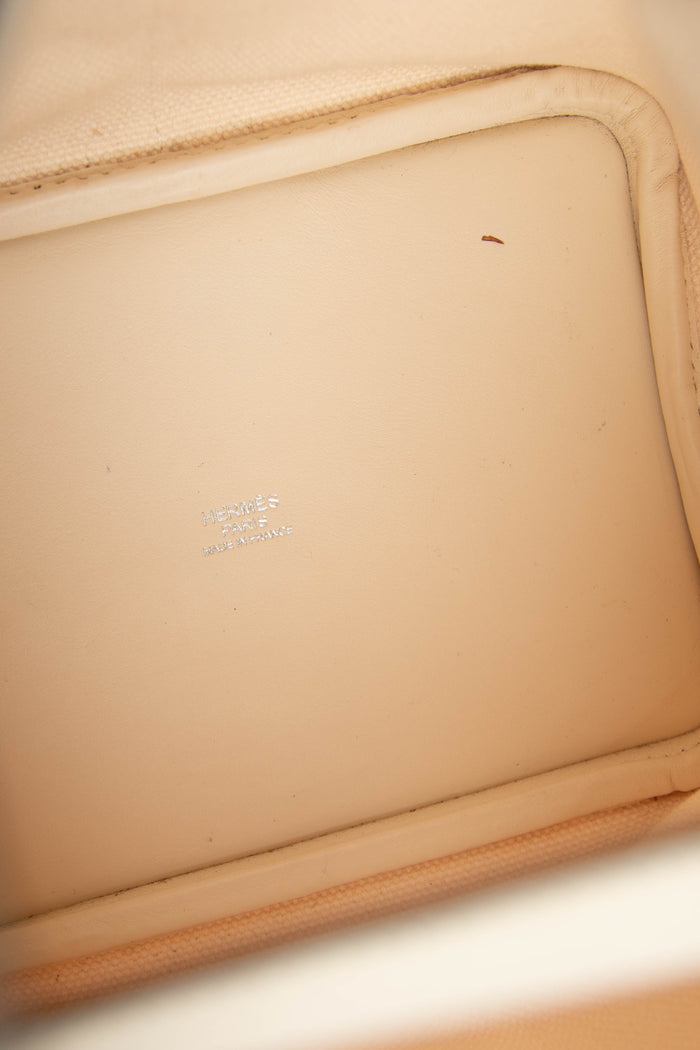 2022 Hermès Cargo Picotin 18 in Nata Canvas with SHW