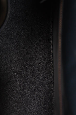 1989 Hermès Kelly 28cm in Sellier Navy Box Leather GHW