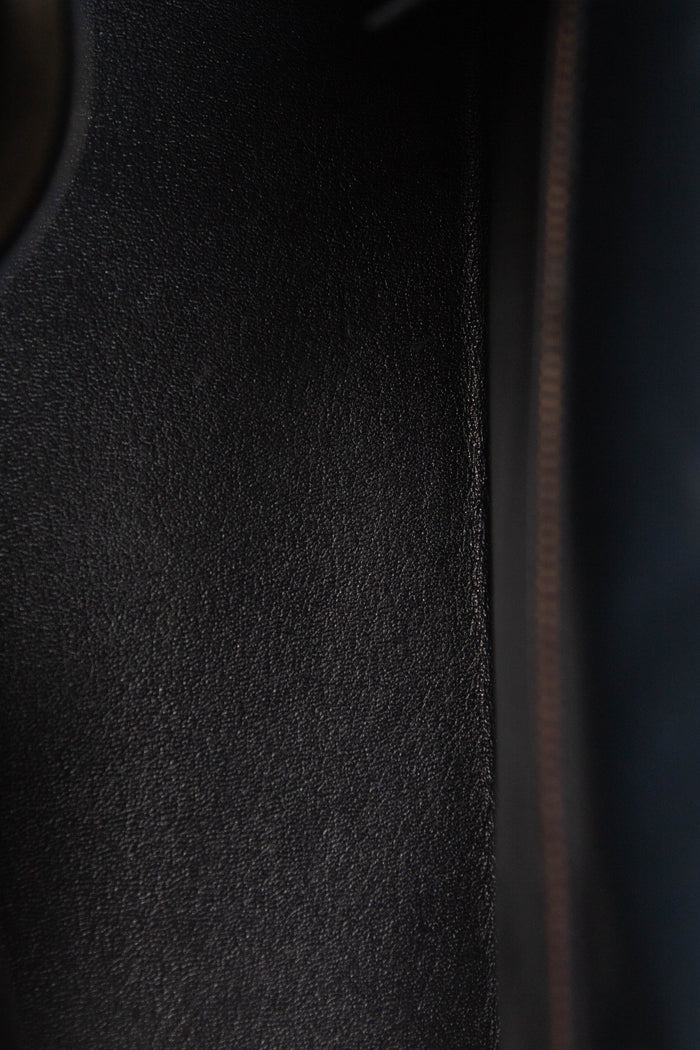 1989 Hermès Kelly 28cm in Sellier Navy Box Leather GHW