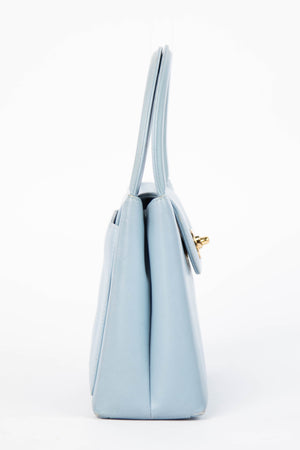RARE 90s Chanel Baby Blue Kelly Bag