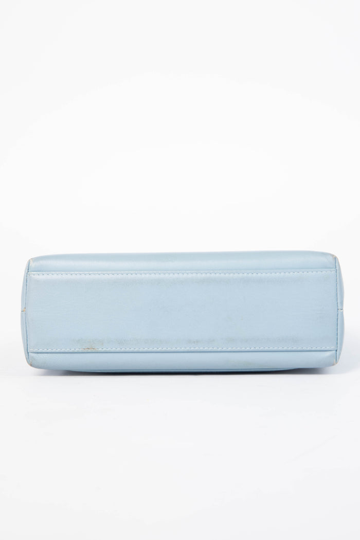 RARE 90s Chanel Baby Blue Kelly Bag