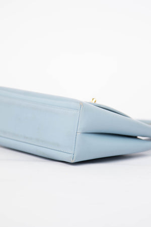 RARE 90s Chanel Baby Blue Kelly Bag