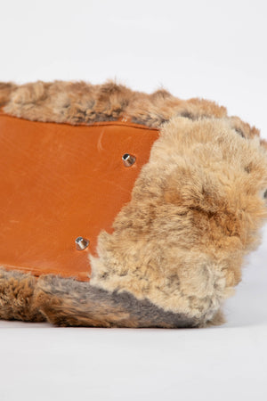 RARE Christian Dior John Galliano Rabbit Fur Shoulder Bag