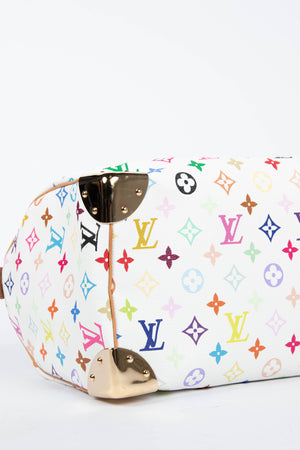 2000s Louis Vuitton x Takashi Murakami Multicolour Monogram Speedy 30 Bag