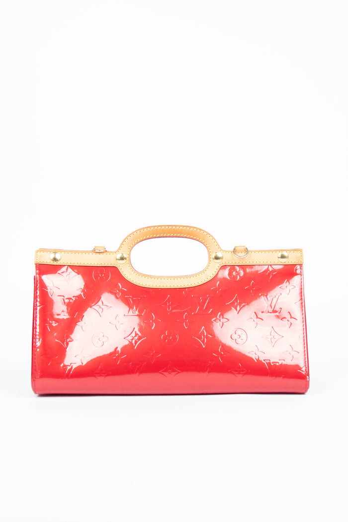 Vintage Louis Vuitton Red Roxbury Drive Top Handle Bag