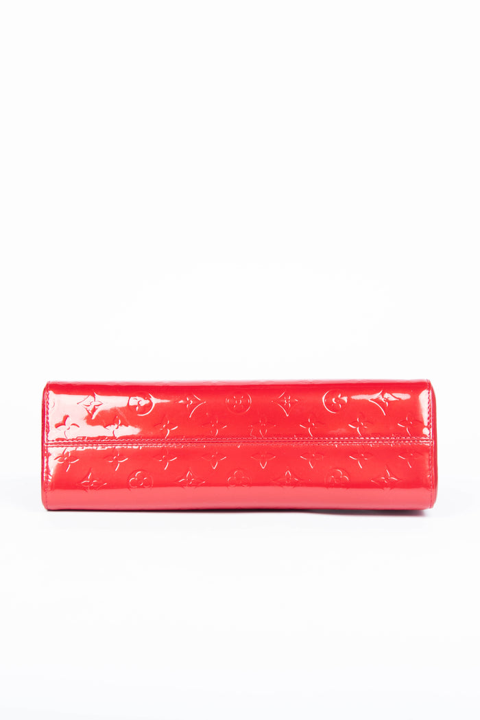 Vintage Louis Vuitton Red Roxbury Drive Top Handle Bag
