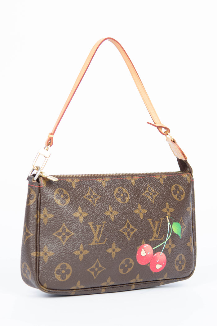 RARE Louis Vuitton x Takashi Murakami Cherry Pochette Accessoires