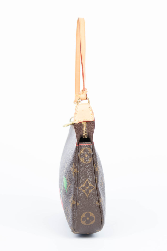 RARE Louis Vuitton x Takashi Murakami Cherry Pochette Accessoires