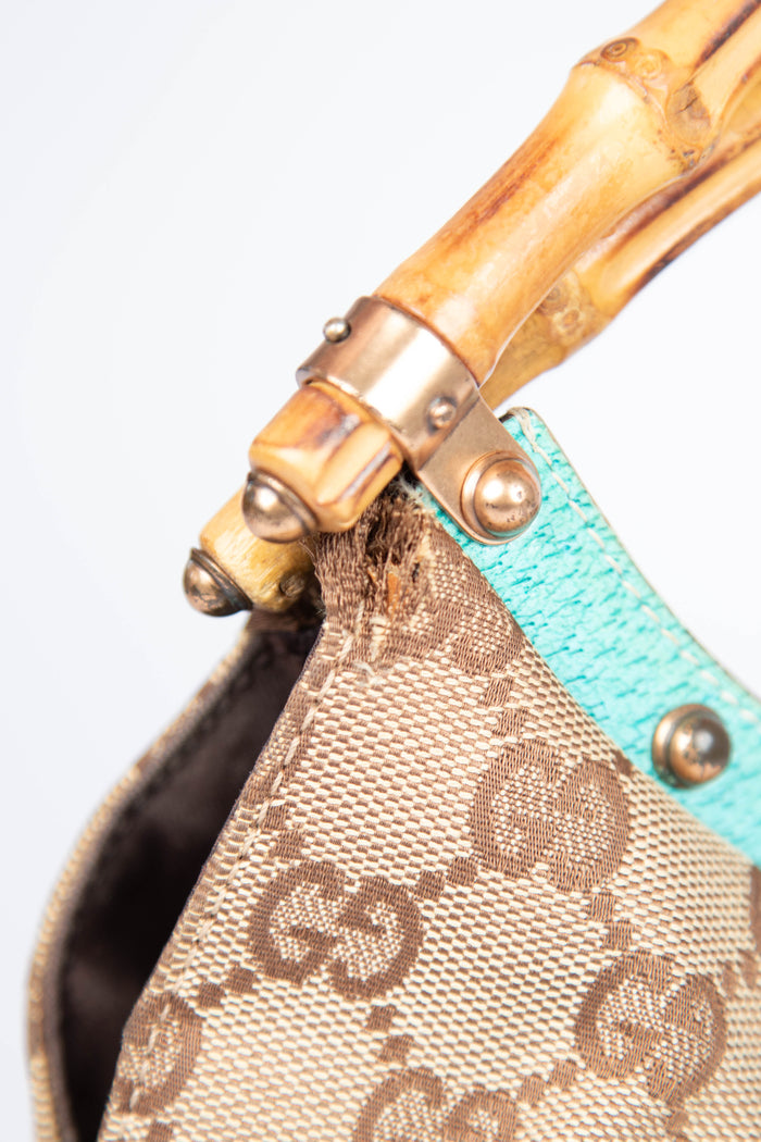 Vintage Gucci Bamboo Small Top Handle Bag