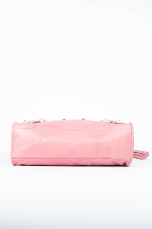 2000s Balenciaga Light Pink Leather City Bag Giant SHW