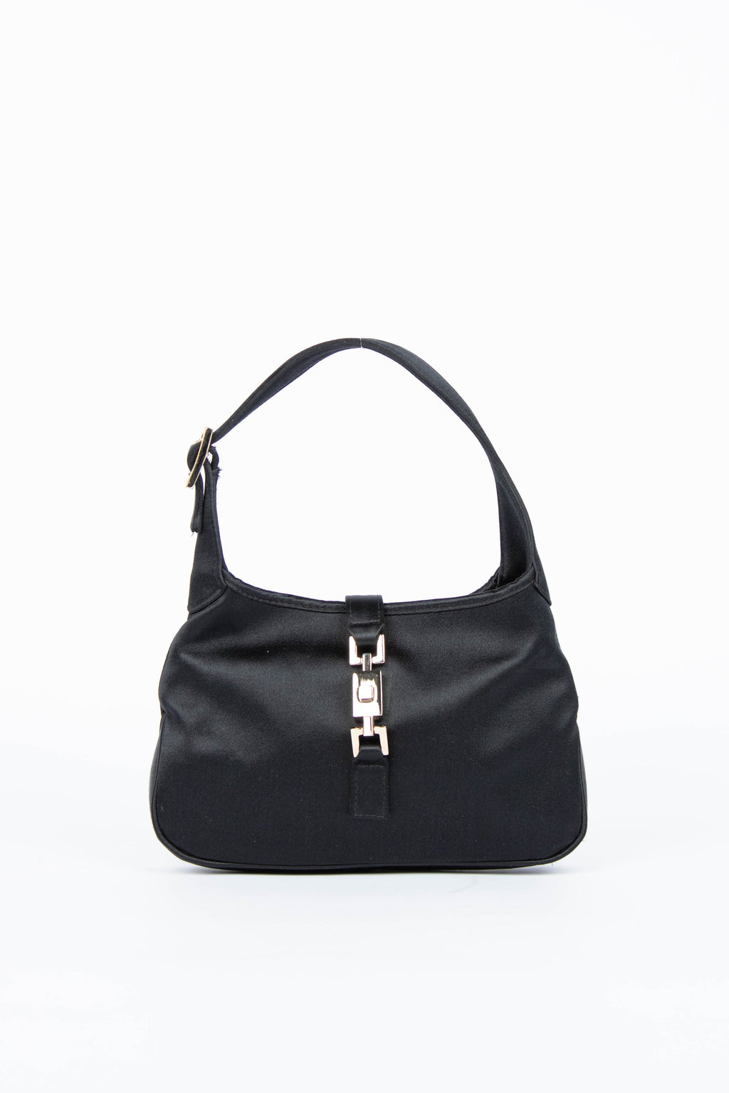 Vintage Gucci Black Satin Mini Jackie Bag