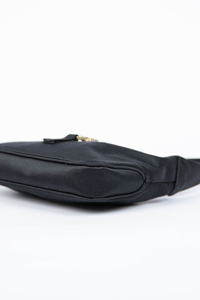 Vintage Gucci Black Satin Mini Jackie Bag