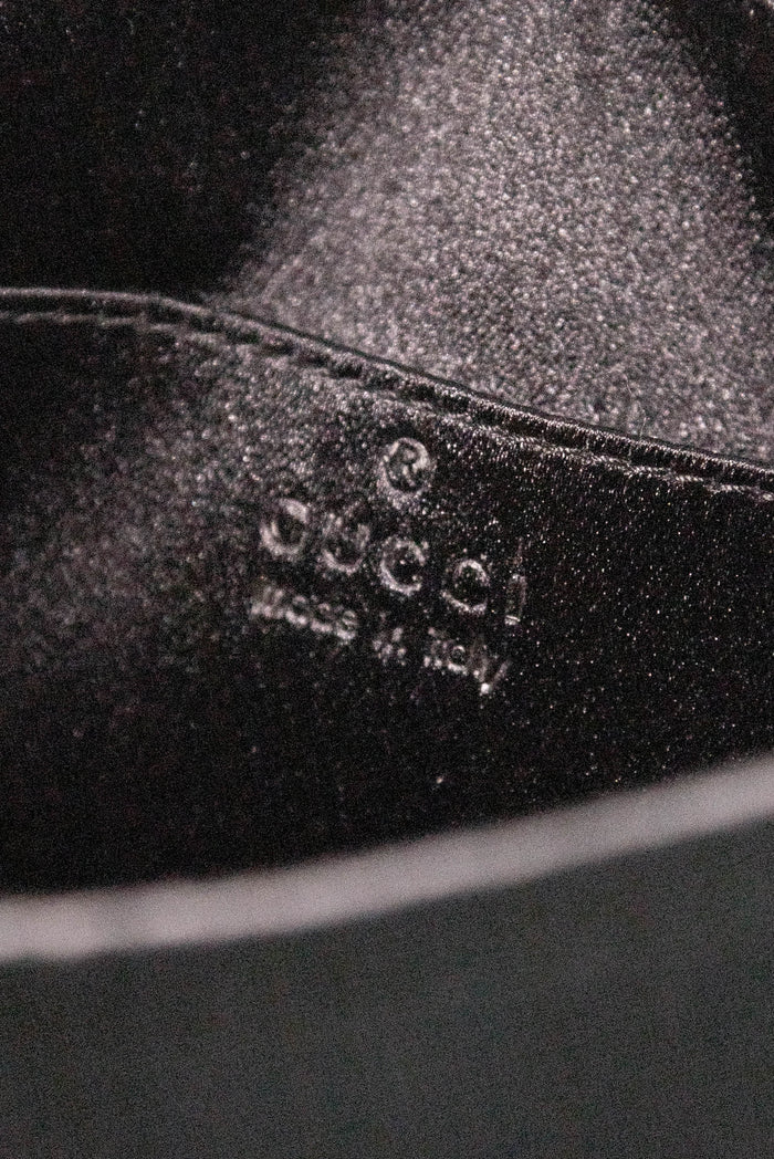 Vintage Gucci Black Satin Mini Jackie Bag