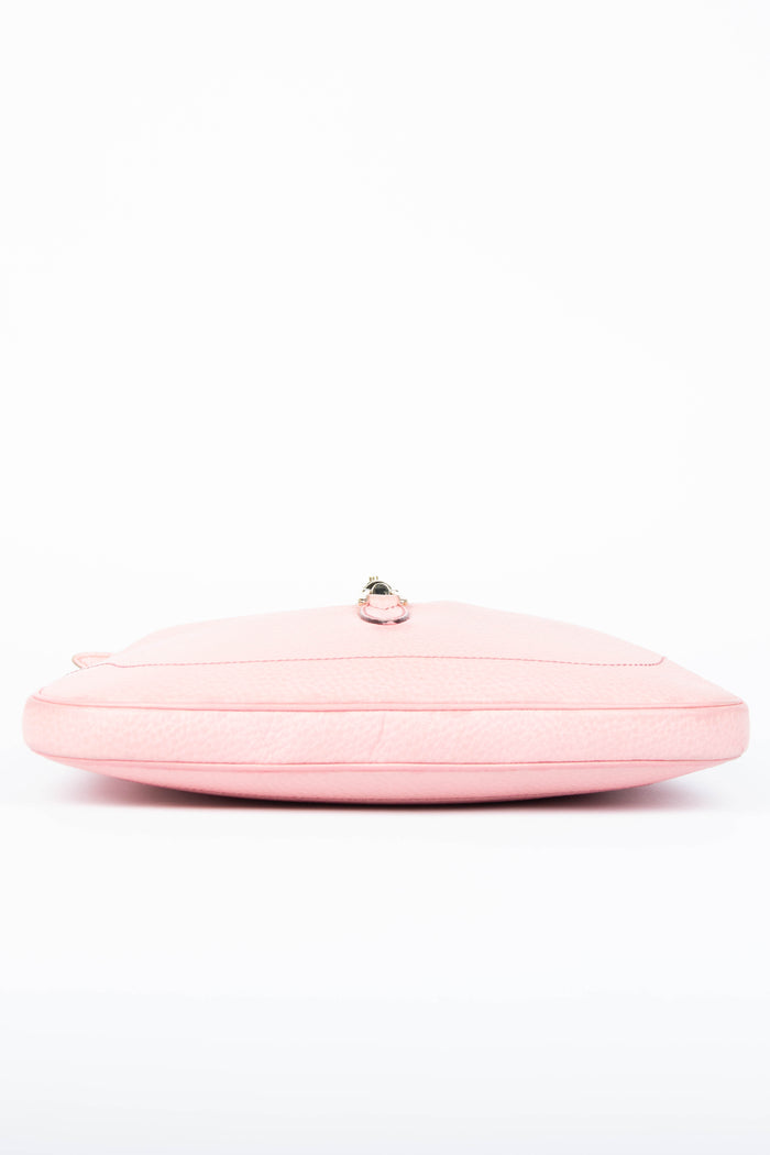 2000s Gucci Pink Grained Leather Jackie Bag