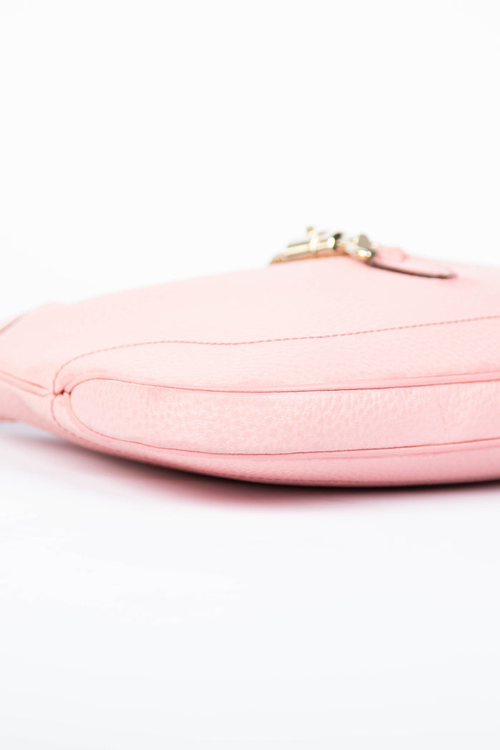 2000s Gucci Pink Grained Leather Jackie Bag