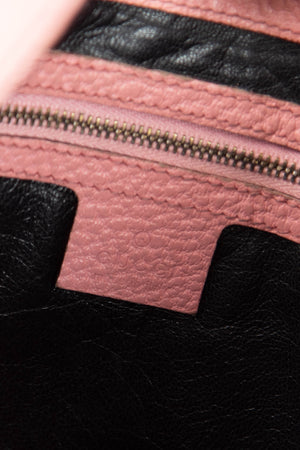 2000s Gucci Pink Grained Leather Jackie Bag