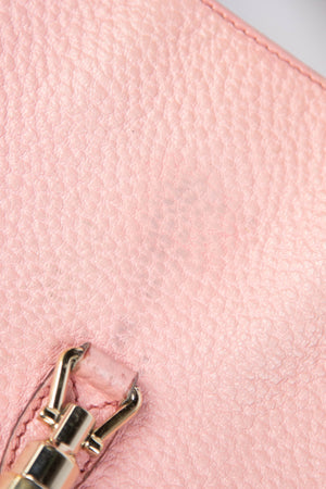 2000s Gucci Pink Grained Leather Jackie Bag