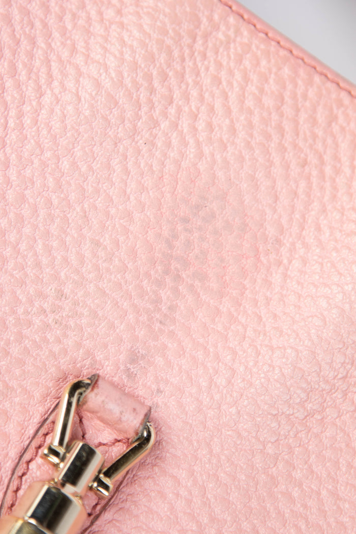 2000s Gucci Pink Grained Leather Jackie Bag