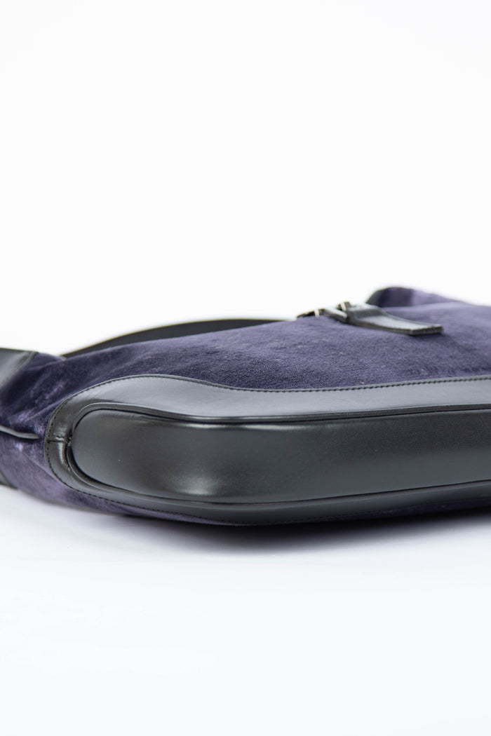 Vintage Tom Ford Gucci Lilac Velvet Jackie Bag