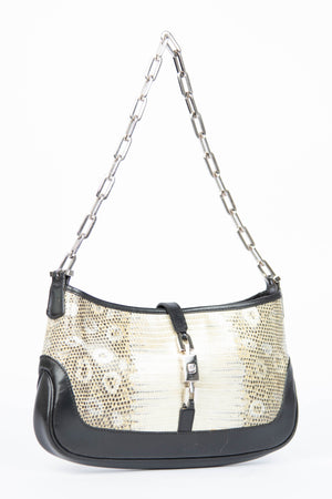 Vintage Gucci Lizard Small Jackie Bag