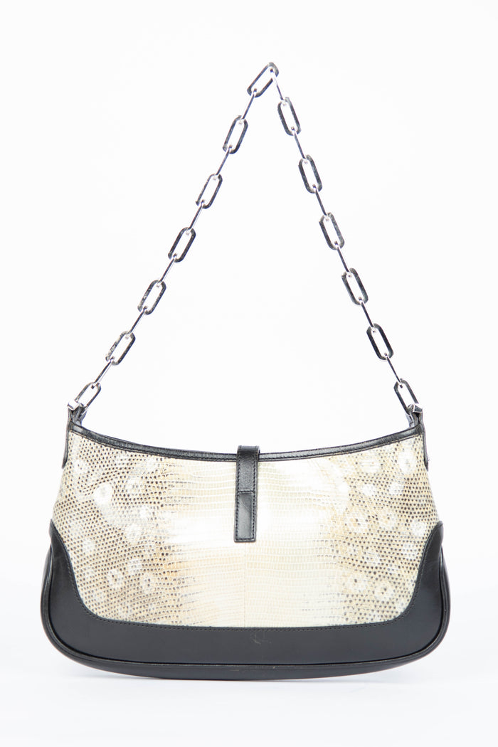 Vintage Gucci Lizard Small Jackie Bag