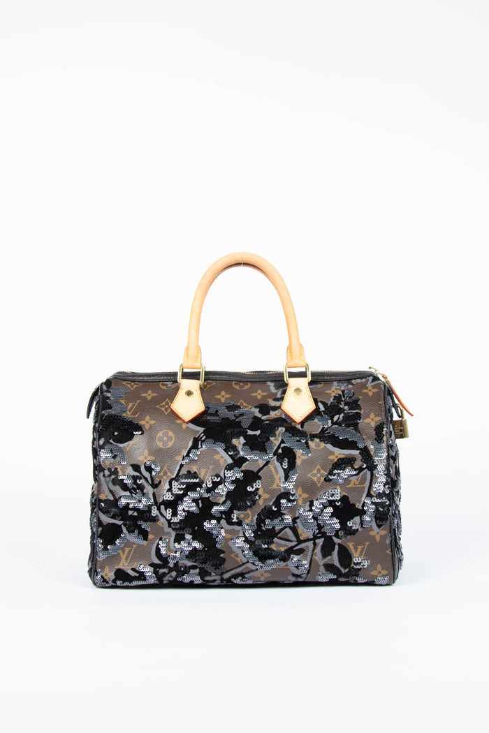 RARE Louis Vuitton Fleur De Jais Speedy 30cm