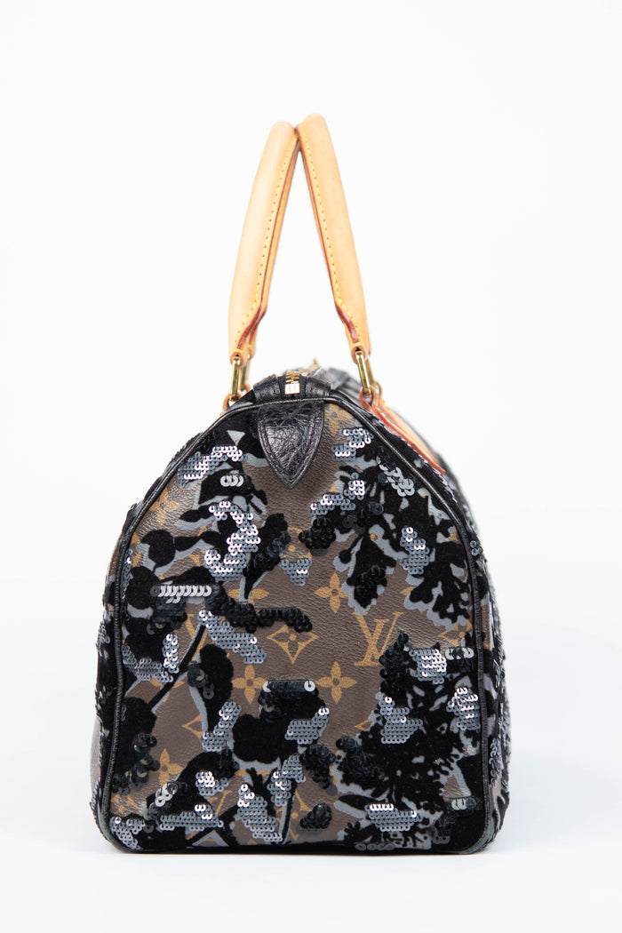 RARE Louis Vuitton Fleur De Jais Speedy 30cm