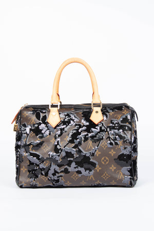 RARE Louis Vuitton Fleur De Jais Speedy 30cm
