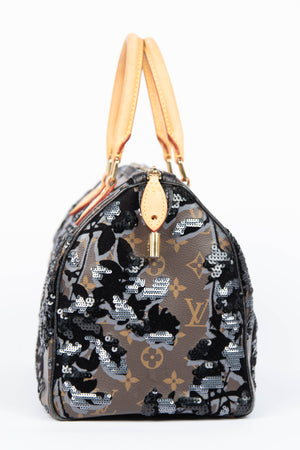 RARE Louis Vuitton Fleur De Jais Speedy 30cm