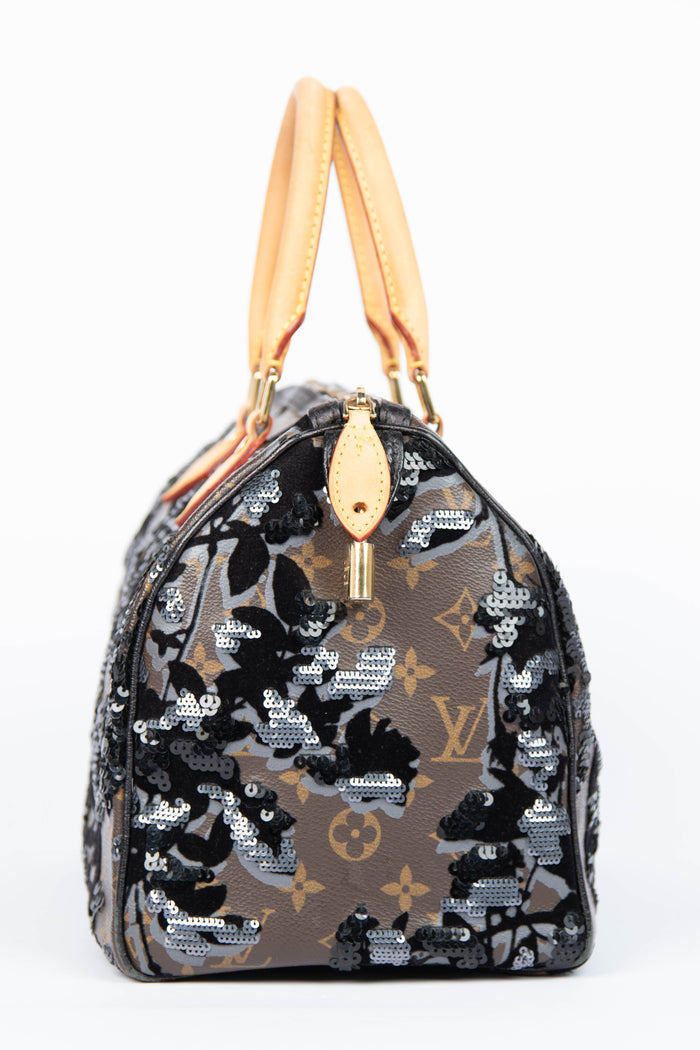 RARE Louis Vuitton Fleur De Jais Speedy 30cm