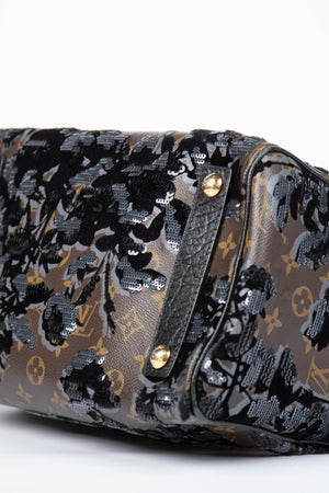 RARE Louis Vuitton Fleur De Jais Speedy 30cm