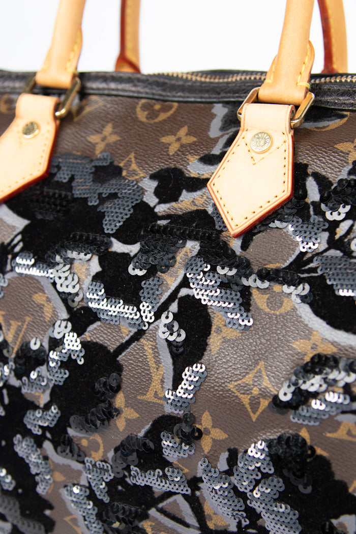 RARE Louis Vuitton Fleur De Jais Speedy 30cm
