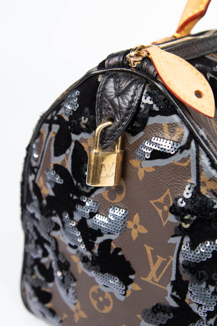 RARE Louis Vuitton Fleur De Jais Speedy 30cm