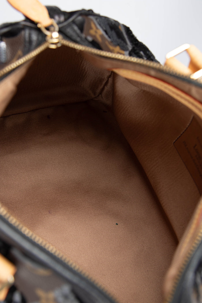 RARE Louis Vuitton Fleur De Jais Speedy 30cm