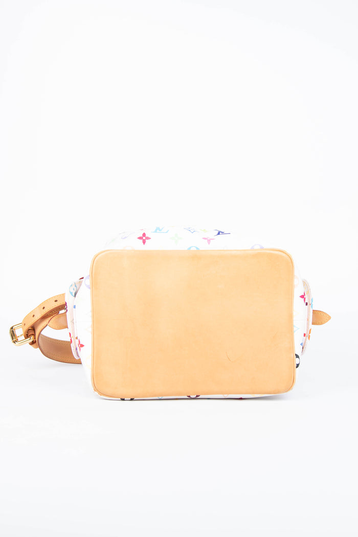 2000s Louis Vuitton x Takashi Murakami White Multicolour Petit Noé