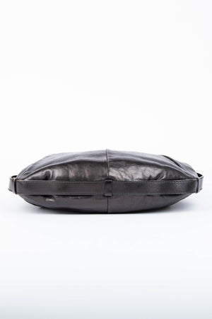 Vintage Yves Saint Laurent Pearlescent Brown Leather Mombasa Shoulder Bag