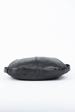 Vintage Yves Saint Laurent Black Leather Mombasa Shoulder Bag