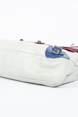 2000s Balenciaga Tri-Colour Leather First City Shoulder Bag