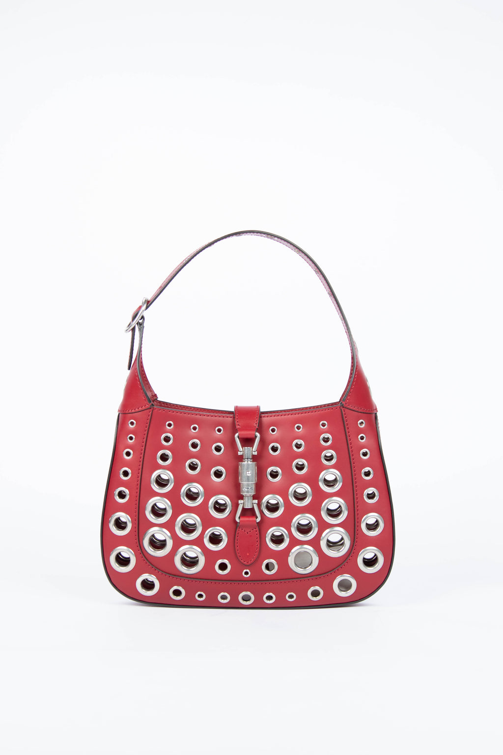 RARE Gucci Red Ha Ha Ha Jackie Shoulder Bag