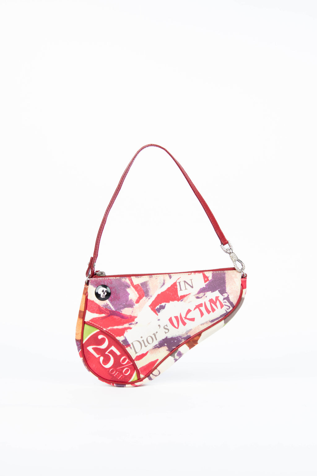 RARE 2000s Christian Dior John Galliano Victim Saddle Bag