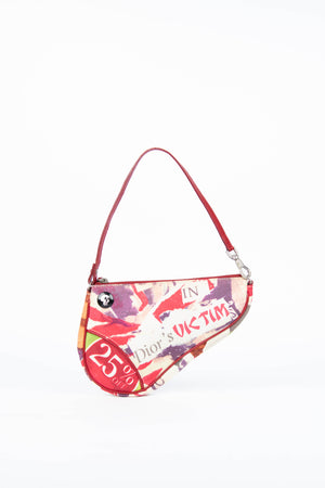 RARE 2000s Christian Dior John Galliano Victim Saddle Bag