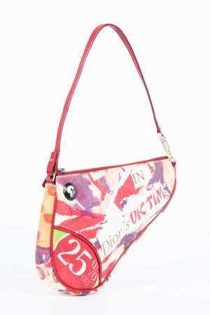 RARE 2000s Christian Dior John Galliano Victim Saddle Bag