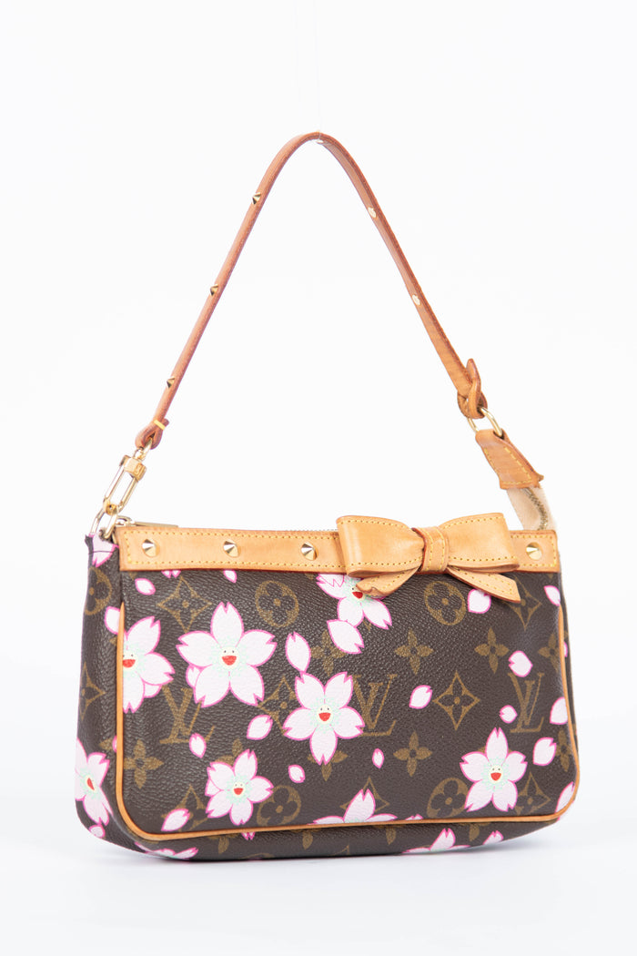 RARE Louis Vuitton x Takashi Murakami Cherry Blossom Pochette Accessoires