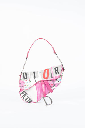SUPER RARE Christian Dior John Galliano Filth Collection Saddle Bag