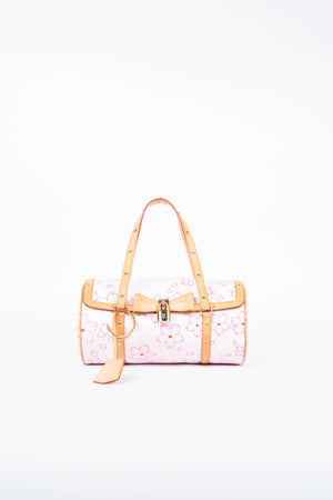 Louis Vuitton x Takashi Murakami Pink Cherry Blossom Monogram Papillon Bag